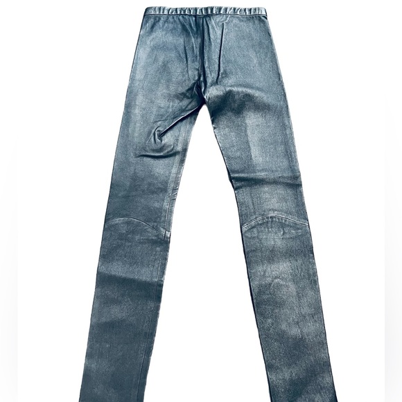 THEORY**Platinum Leather Pants***US 2 $1095 - Picture 4 of 5
